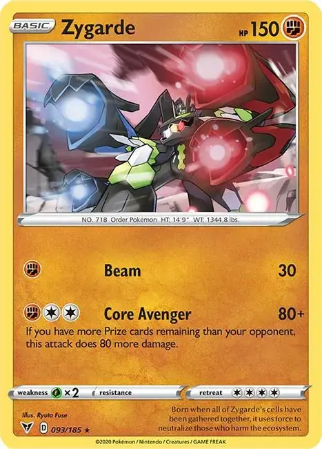 Zygarde - Pokemon Vivid Voltage #93