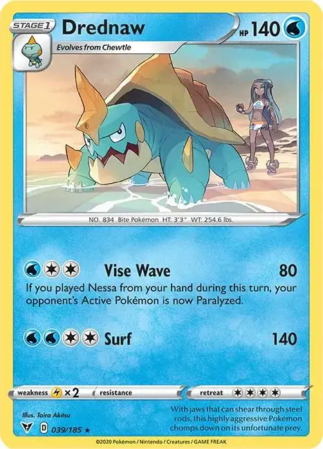 Drednaw - Pokemon Vivid Voltage #39