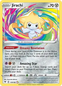 Jirachi 119 - Pokemon Vivid Voltage