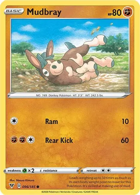 Mudbray - Pokemon Vivid Voltage #96