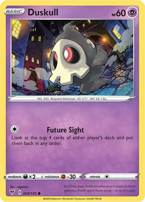 Duskull - Pokemon Vivid Voltage #69
