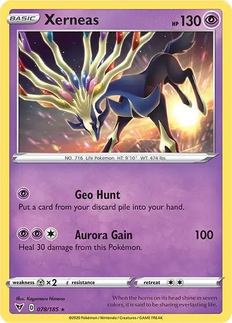 Xerneas - Pokemon Vivid Voltage #78