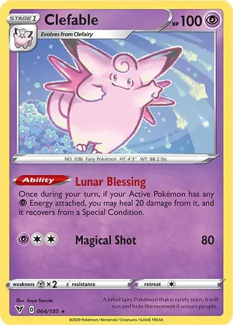 Clefable - Pokemon Vivid Voltage #64