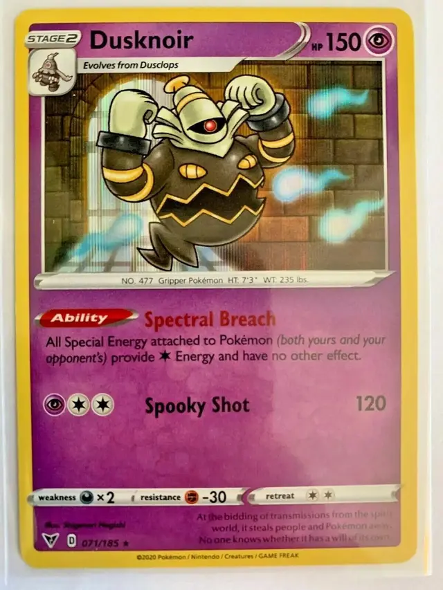 Dusknoir - Pokemon Vivid Voltage #71