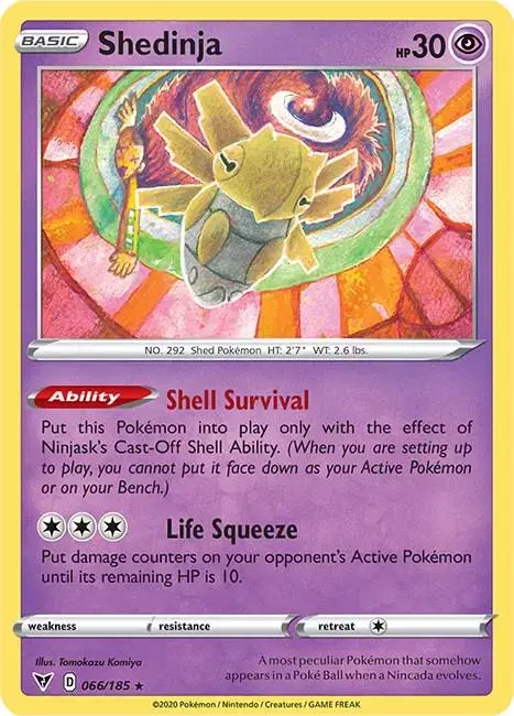 Shedinja - Pokemon Vivid Voltage #66