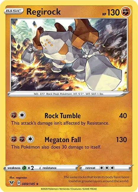Regirock - Pokemon Vivid Voltage #89
