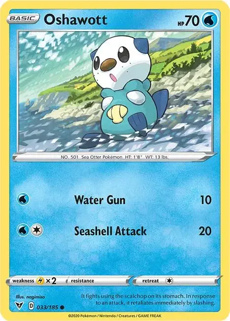 Oshawott - Pokemon Vivid Voltage #33