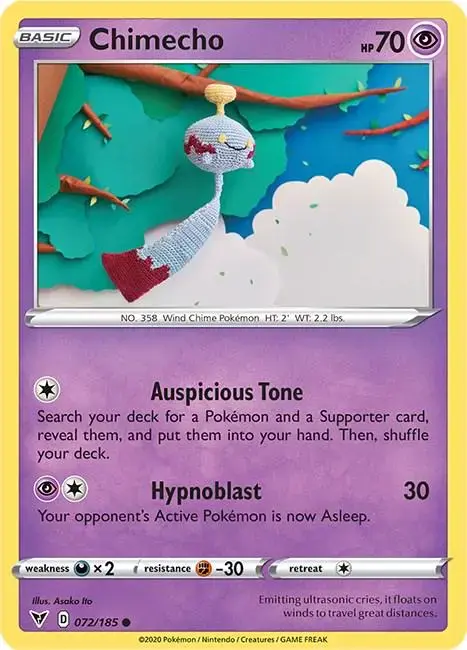 Chimecho - Pokemon Vivid Voltage #72