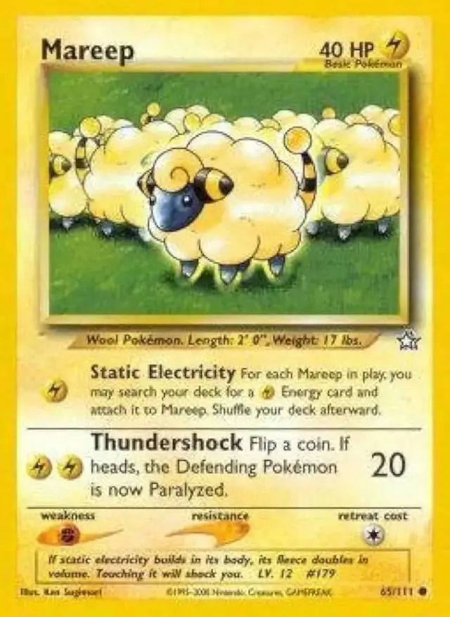 Mareep - Pokemon Neo Genesis #65
