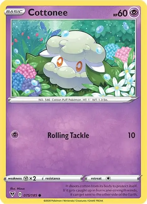 Cottonee - Pokemon Vivid Voltage #75
