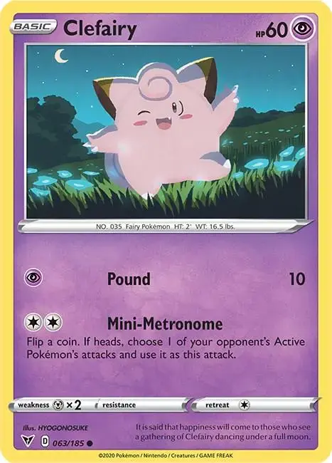 Clefairy - Pokemon Vivid Voltage #63