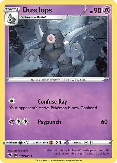 Dusclops - Pokemon Vivid Voltage #70