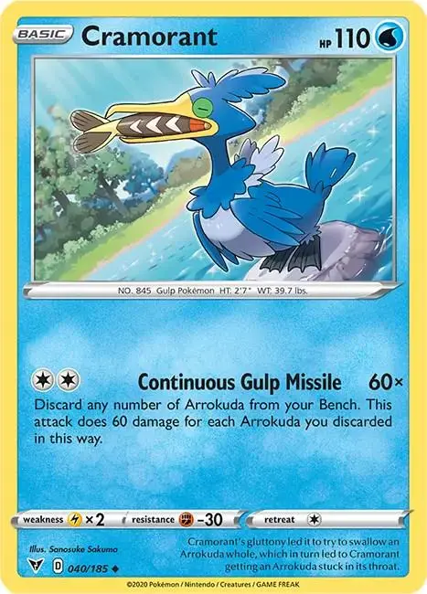 Cramorant - Pokemon Vivid Voltage #40