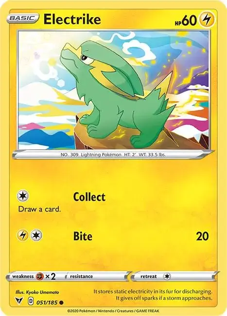 Electrike - Pokemon Vivid Voltage #51