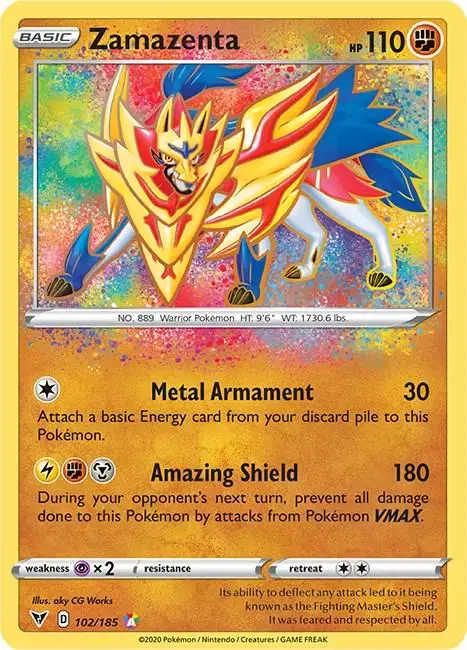 Zamazenta - Pokemon Vivid Voltage #102