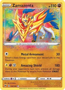 Zamazenta 102 - Pokemon Vivid Voltage