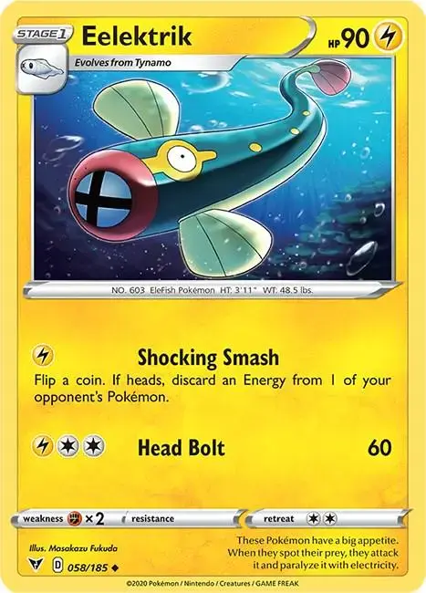 Eelektrik - Pokemon Vivid Voltage #58