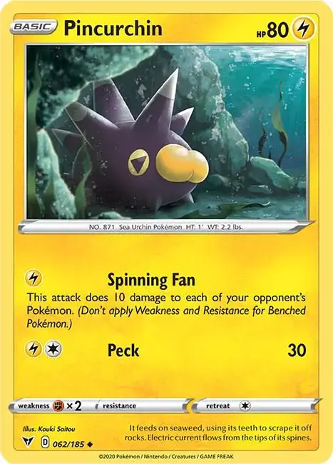Pincurchin - Pokemon Vivid Voltage #62