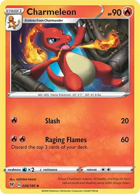 Charmeleon - Pokemon Vivid Voltage #24