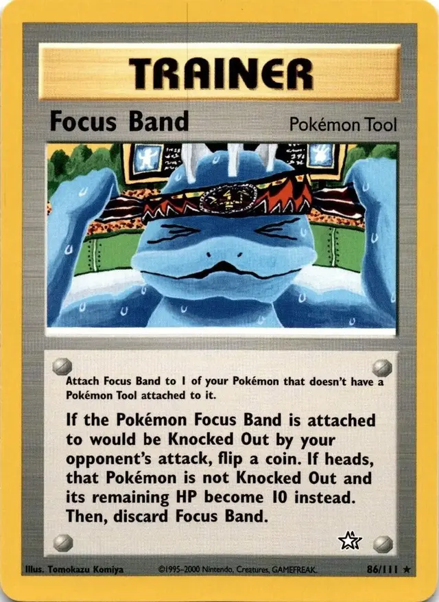 Focus Band - Pokemon Neo Genesis #86