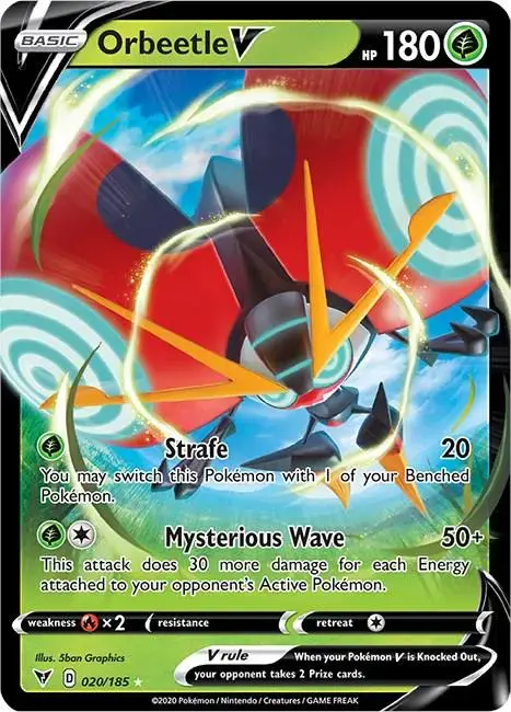 Orbeetle V - Pokemon Vivid Voltage #20
