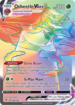 Orbeetle VMAX 186 - Pokemon Vivid Voltage