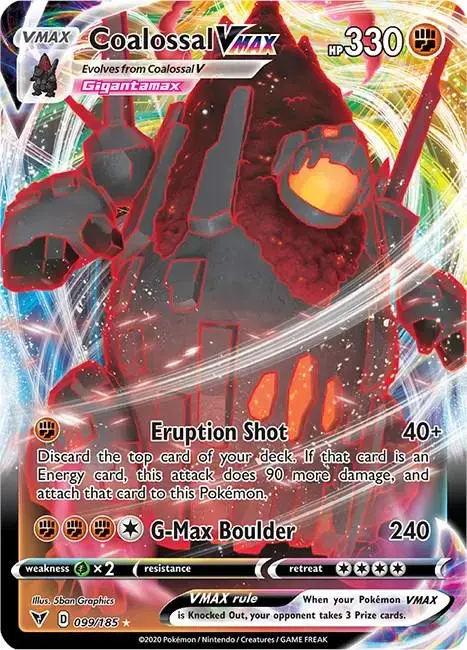 Coalossal VMAX - Pokemon Vivid Voltage #99
