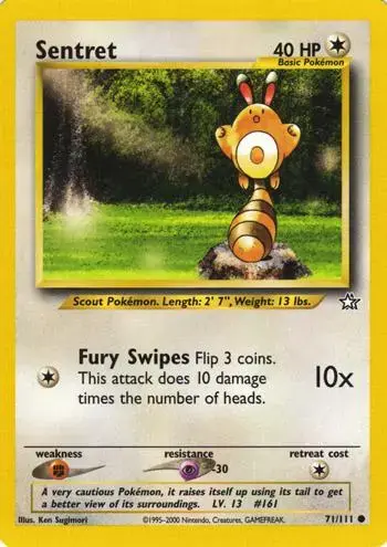 Sentret - Pokemon Neo Genesis #71