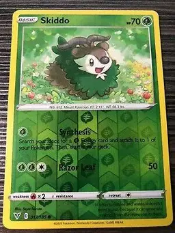 Skiddo [Reverse Holo] - Pokemon Vivid Voltage