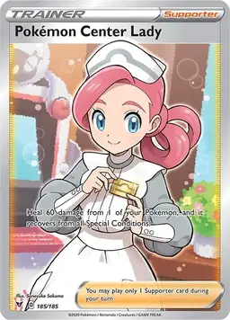 Pokemon Center Lady #185 - Pokemon Vivid Voltage