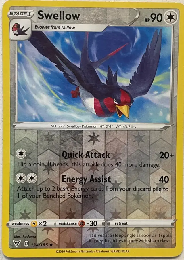 Swellow [Reverse Holo]