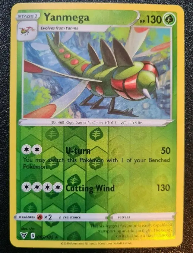 Yanmega [Reverse Holo] - Pokemon Vivid Voltage #7