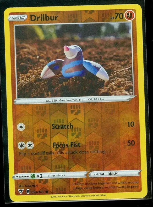 Drilbur [Reverse Holo] - Pokemon Vivid Voltage #91