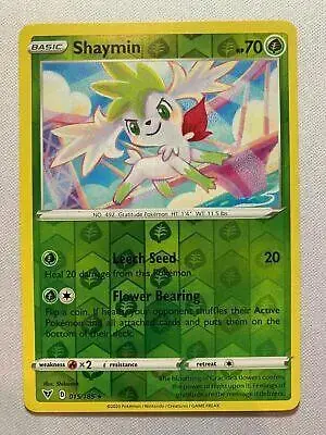 Shaymin [Reverse Holo] - Pokemon Vivid Voltage #15