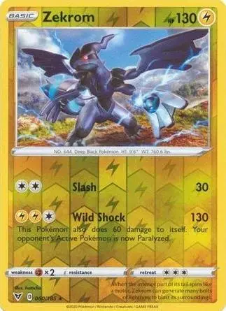 Zekrom [Reverse Holo] - Pokemon Vivid Voltage #60