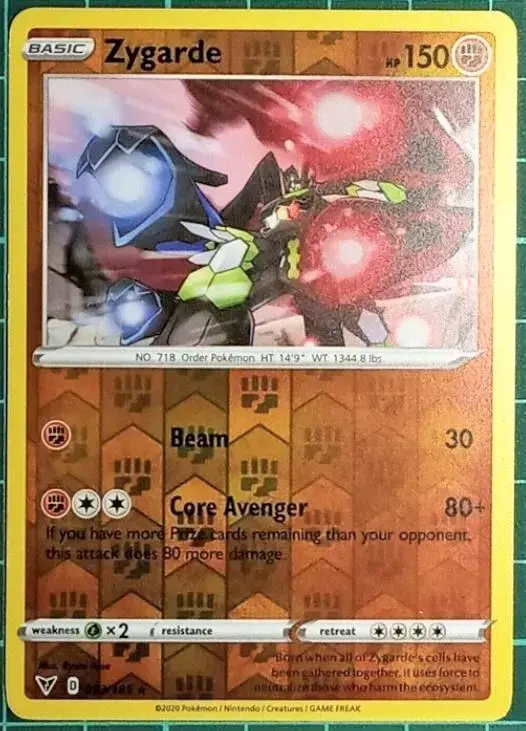 Zygarde [Reverse Holo] - Pokemon Vivid Voltage #93