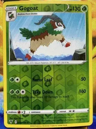 Gogoat [Reverse Holo] - Pokemon Vivid Voltage #18