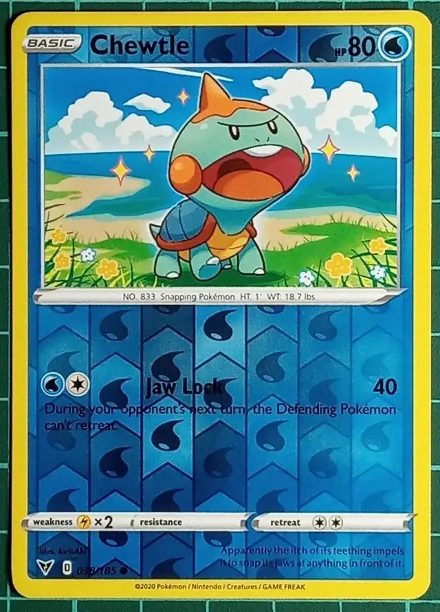 Chewtle [Reverse Holo] - Pokemon Vivid Voltage #38