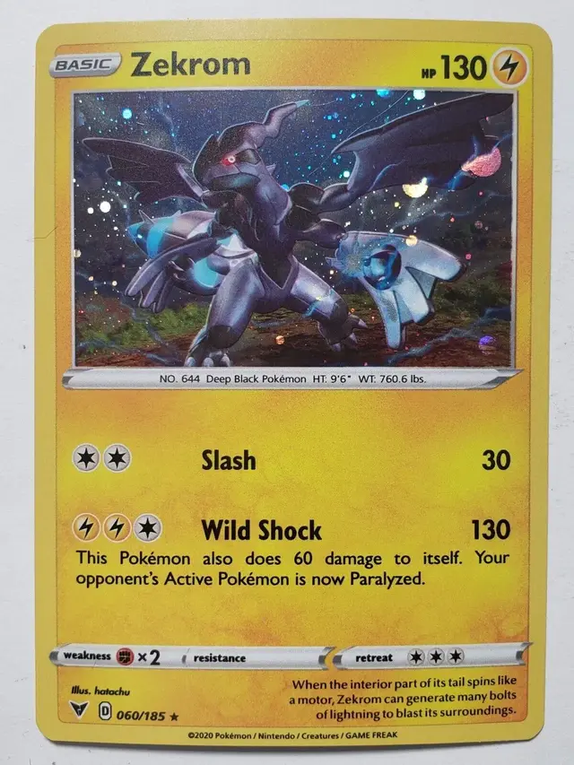 Zekrom [Cosmos Holo] - Pokemon Vivid Voltage #60