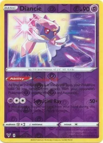 Diancie [Reverse Holo] - Pokemon Vivid Voltage #79