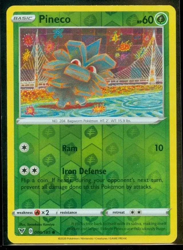 Pineco [Reverse Holo] - Pokemon Vivid Voltage #8