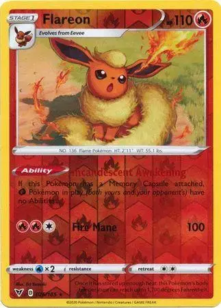 Flareon [Reverse Holo] - Pokemon Vivid Voltage #26
