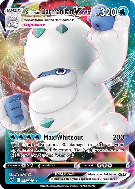 Galarian Darmanitan VMAX - Pokemon Vivid Voltage #37