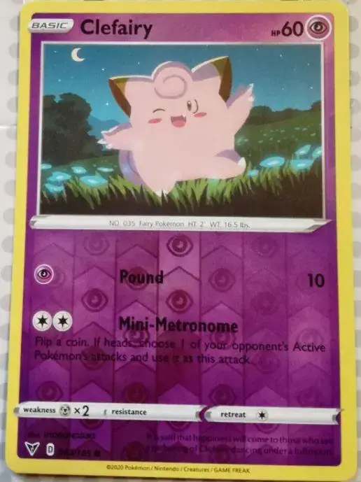 Clefairy [Reverse Holo] - Pokemon Vivid Voltage #63