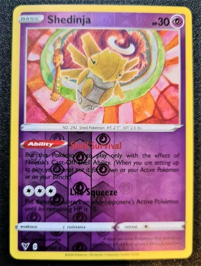 Shedinja [Reverse Holo] - Pokemon Vivid Voltage #66