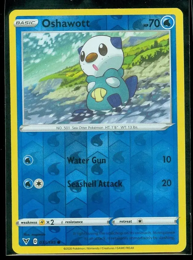 Oshawott [Reverse Holo] - Pokemon Vivid Voltage #33