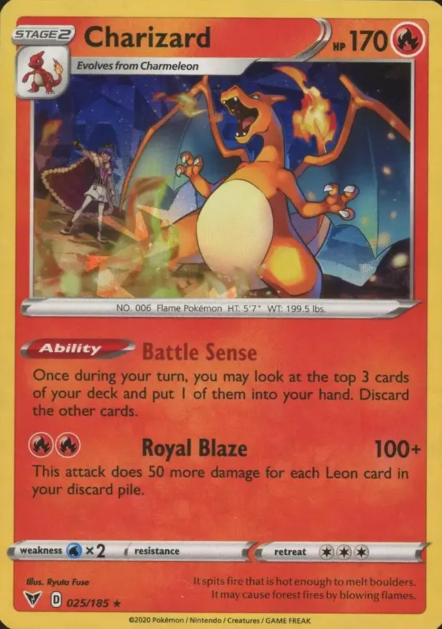 Charizard [Cracked Ice] - Pokemon Vivid Voltage #25