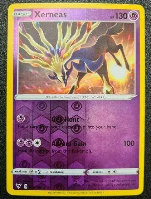 Xerneas [Reverse Holo] - Pokemon Vivid Voltage #78