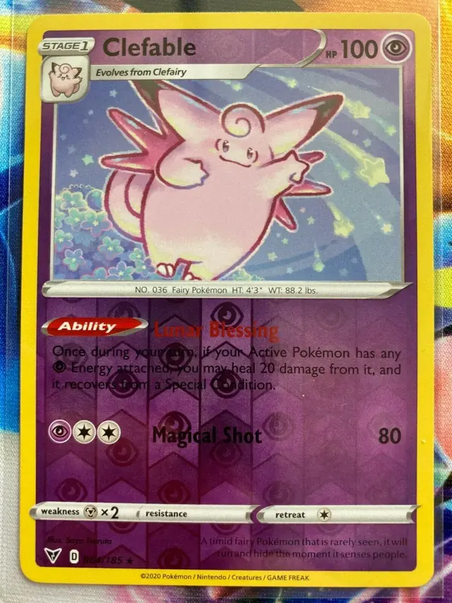 Clefable [Reverse Holo] - Pokemon Vivid Voltage #64