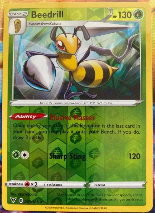 Beedrill [Reverse Holo] - Pokemon Vivid Voltage #3